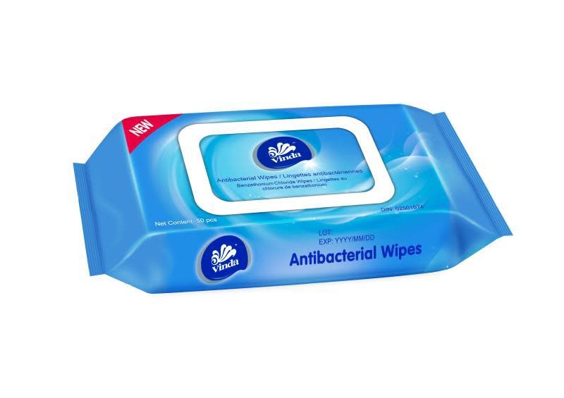 Vinda Antiseptic Sanitizing Wet Wipes 80 Pack