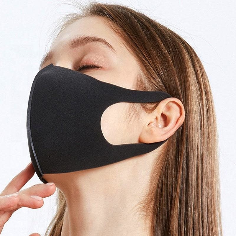 CMSK-CLASSIC Reusable 1-Ply Cloth Face Mask Black