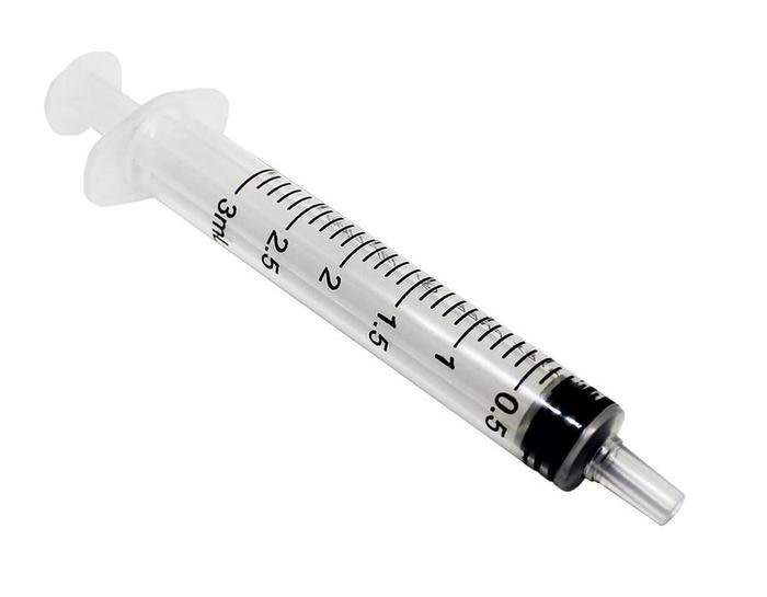 BD Syringe Luer Slip Tip 3ml/cc 200/bx Needle Sold Separately