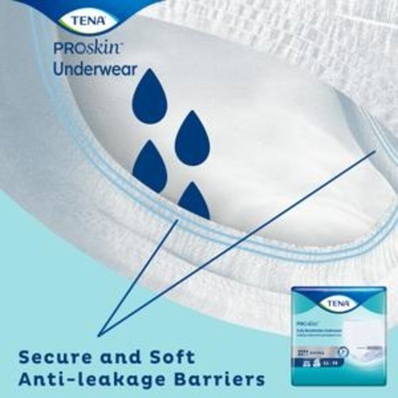 Tena ProSkinPlus Underwear Large 18/bg - Med Supplies