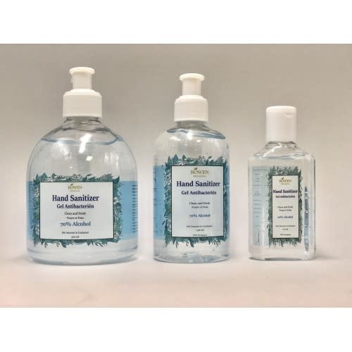 BBL-Bowen Biological Bowen Hand Sanitizer 100ml Clean and Fresh Scented Gel 100/bx