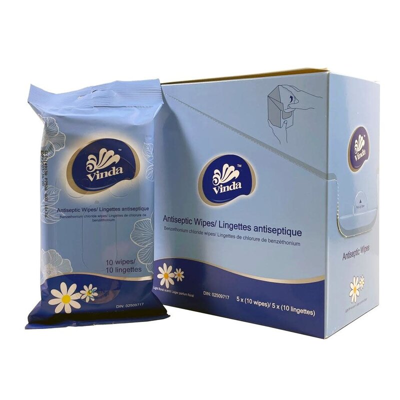 VDA-Vinda Vinda Antiseptic Sanitizing Wet Wipes ( Box)