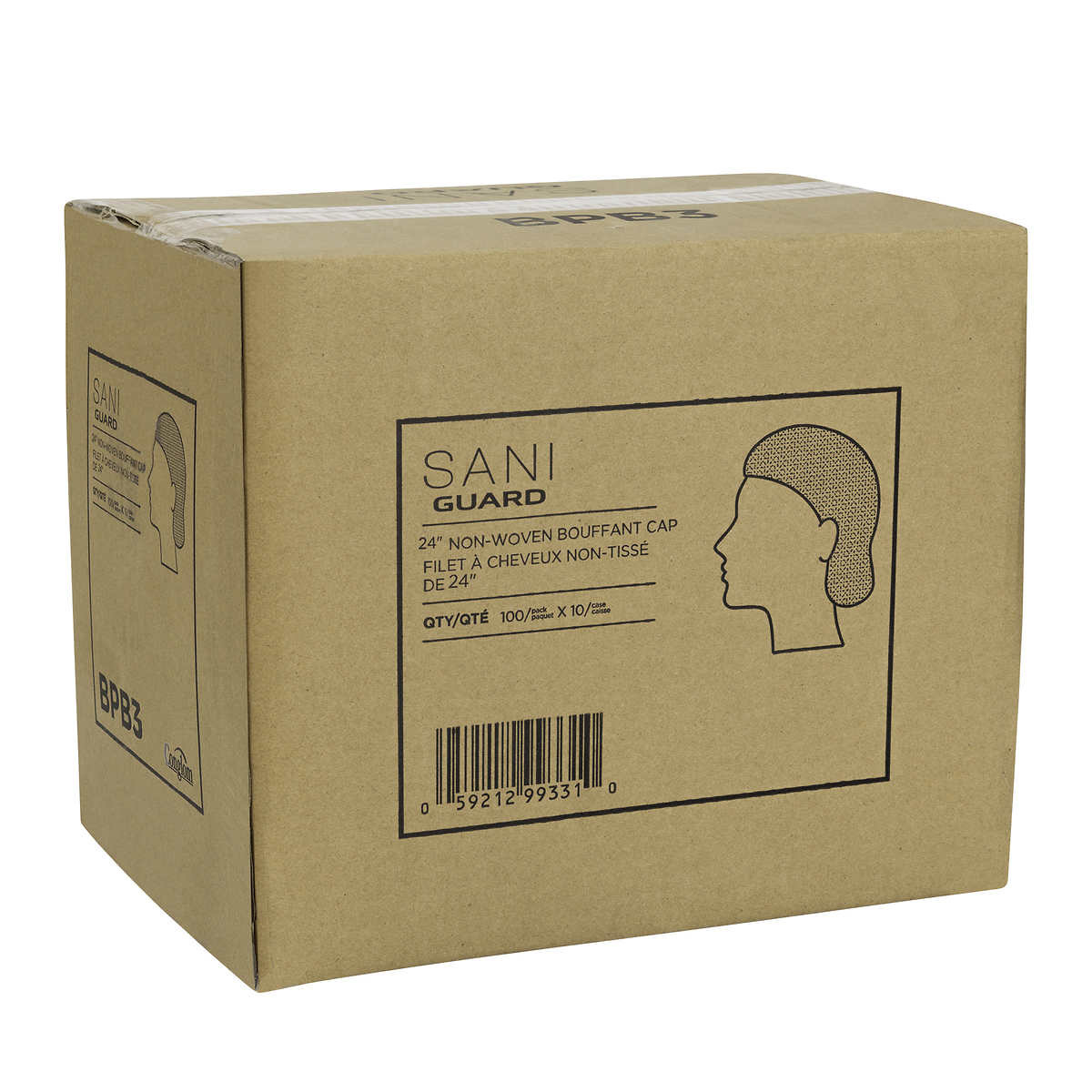 SG-Sani Guard Sani Guard White Bouffant Cap 1000/bx