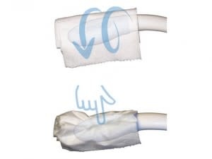 DRV-Drive Medical Personal Hygiene Aid Easywipe Long Range Comfort Wipe w/Travel Pouch