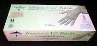 Medline™ Aloetouch™ Nitrile Gloves 100/bx