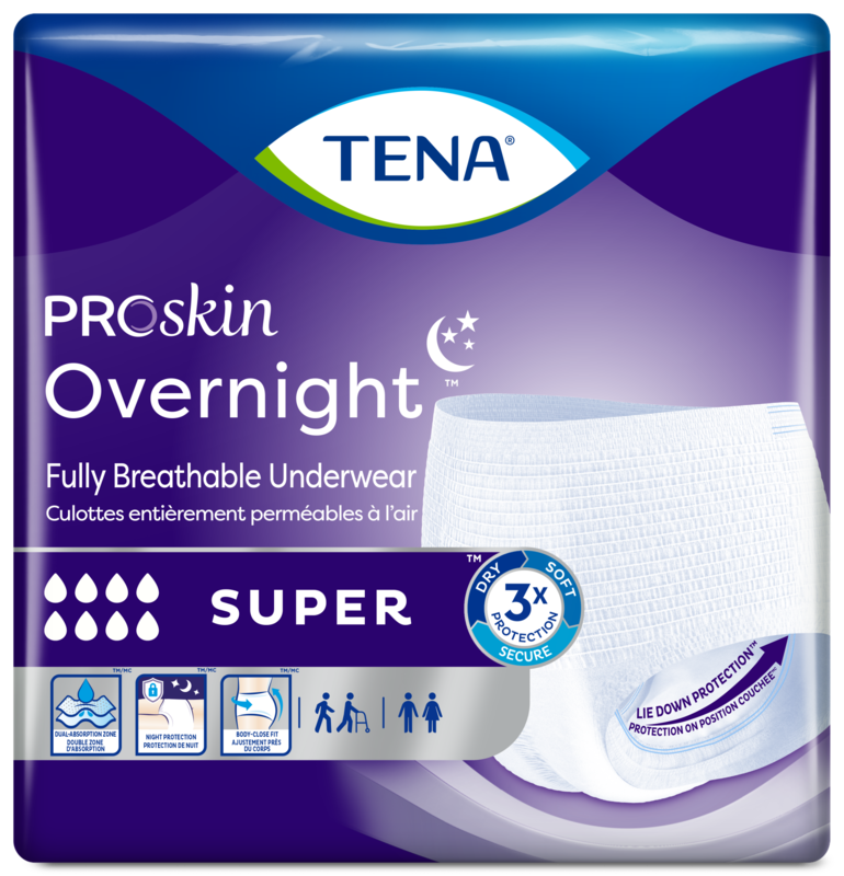 TENA-Tena Tena ProSkin Overnight Super X-Large 12/bg 4/bx