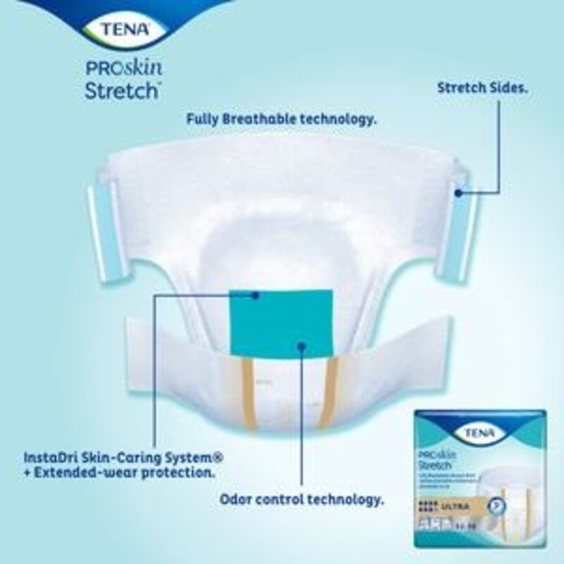 Tena Ultra Brief Large - 40/bg - Single - Med Supplies