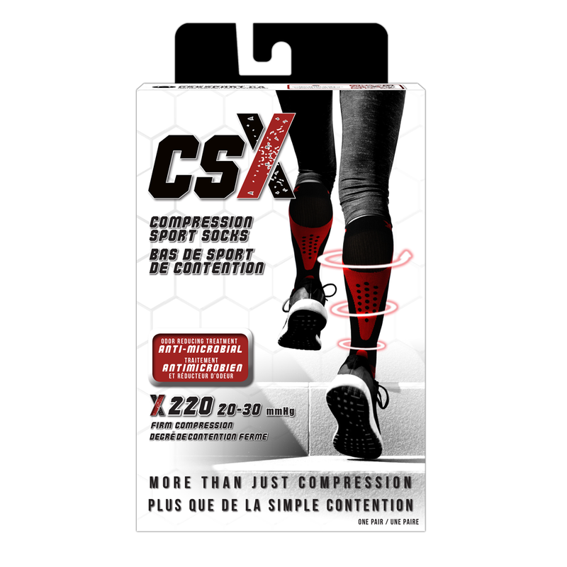CSX-Airway Surgical CSX Compression Sport Sock 20-30 mmHg