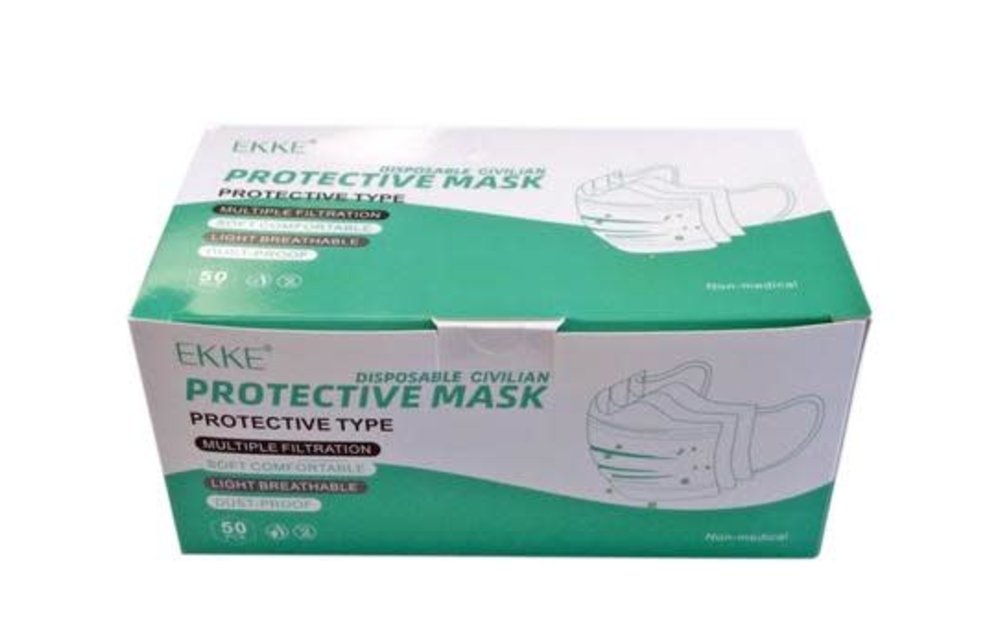 Ekke Disposable Face Mask 50/bx