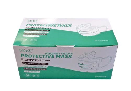 Ekke Disposable Face Mask 50/bx