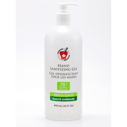 Canadian National Pharma Group Hand Sanitizer Gel 75% Ethanol Pump 945ml/32 oz