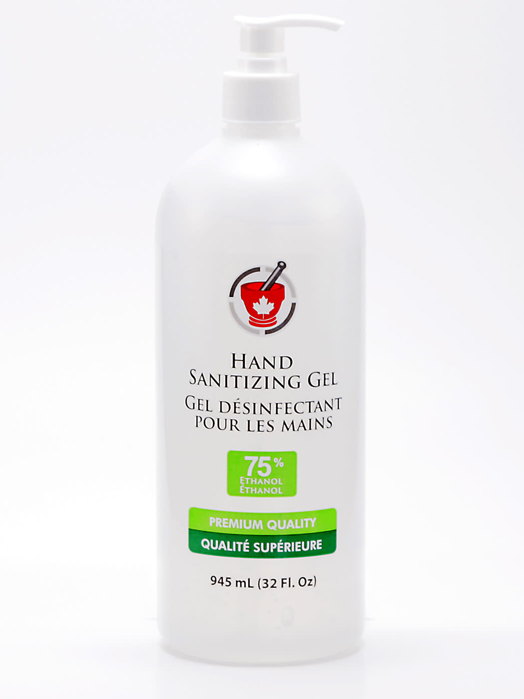 CNPG-Canadian National Pharma Group Hand Sanitizer Gel 75% Ethanol Pump 945ml/32 oz