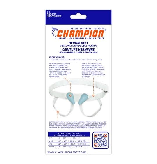 Champion Hernia Belt Single/Double Hernia