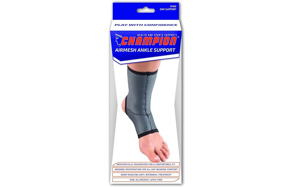 Champian Airmesh Ankle Support Charcoal Medium