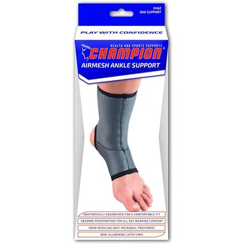CHPN-Champion Champian Airmesh Ankle Support Charcoal Medium