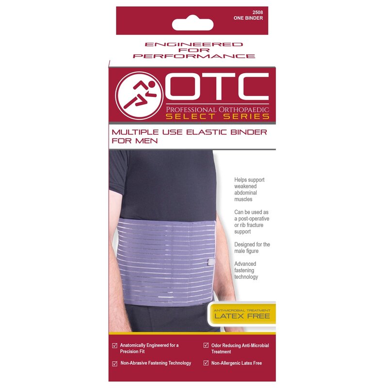 OTC - Airway Surgical OTC Multiple Use Elastic Binder for Men