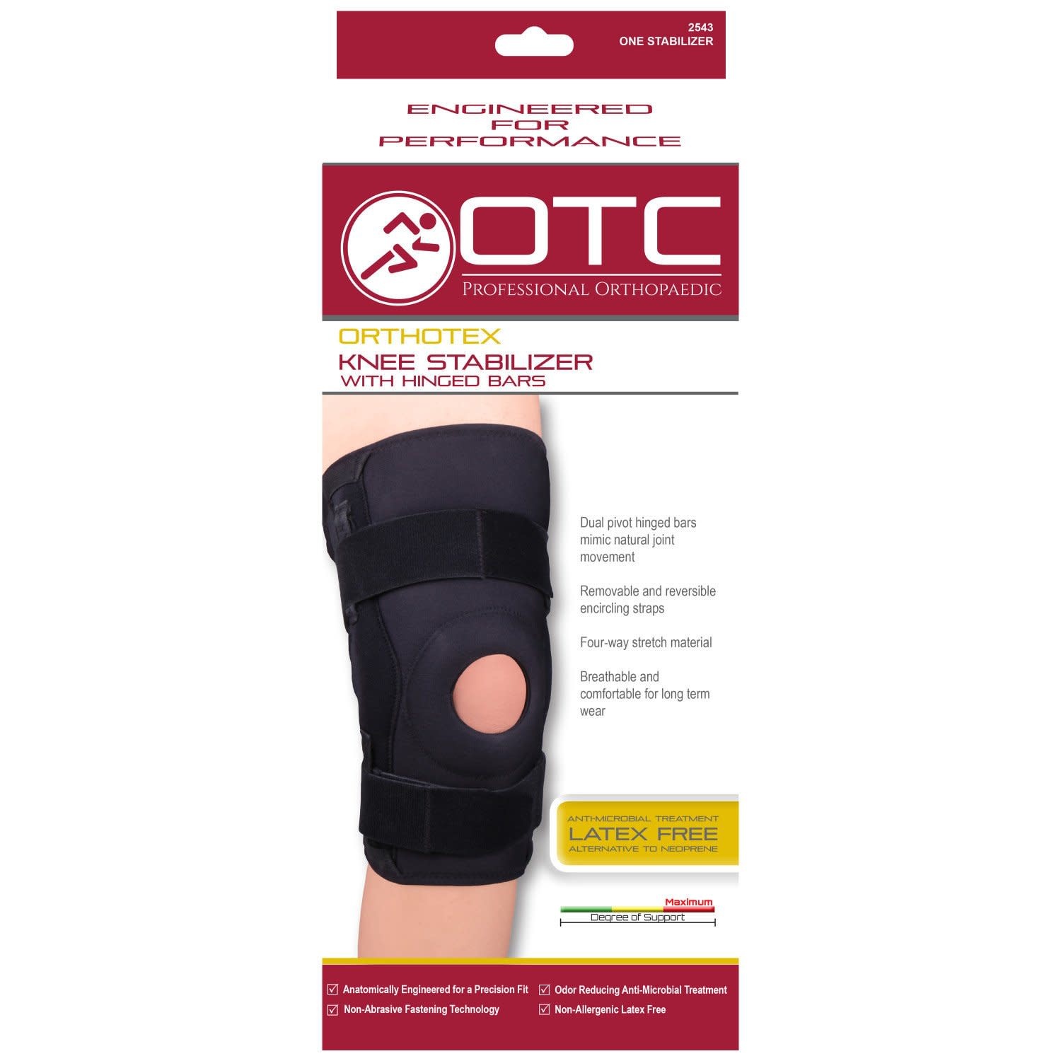 OTC Orthotex Knee Stabilizer w/Hinged Bars