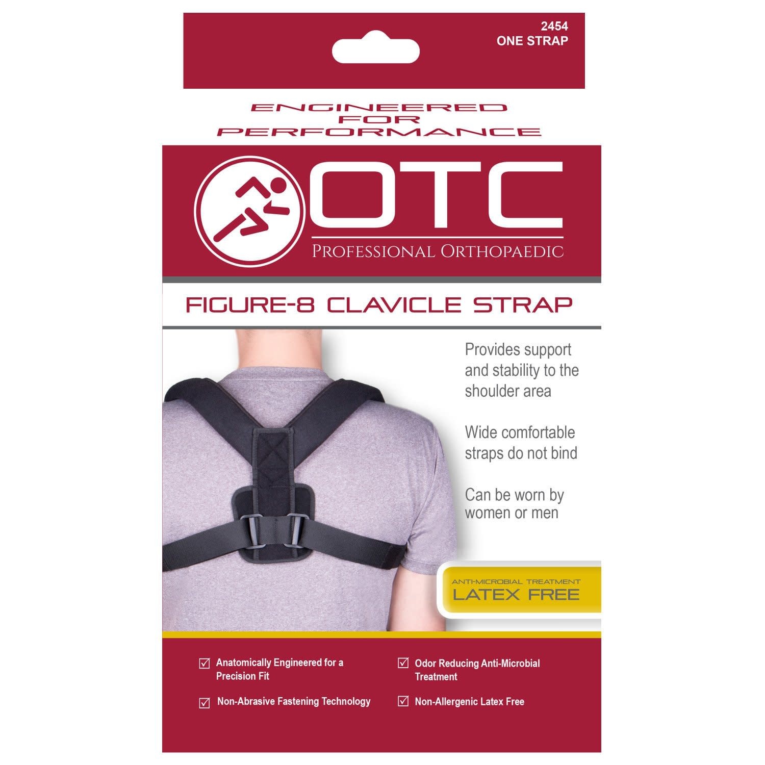 OTC - Airway Surgical OTC Figure-8 Clavicle Strap Posture Support