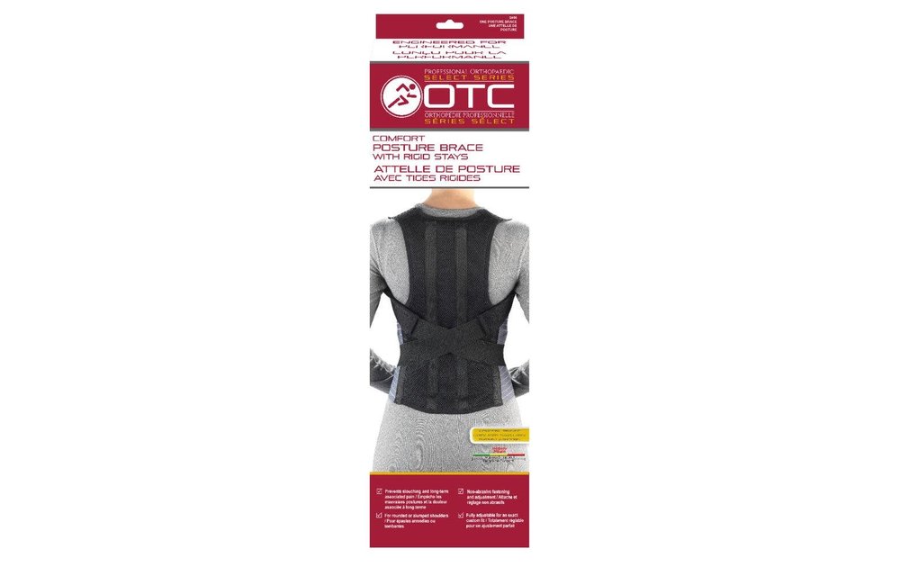 OTC Comfort Posture Brace w/Rigid Stays