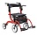 DRV-Drive Medical Drive Nitro Rollator Red Duet Transport/Walker