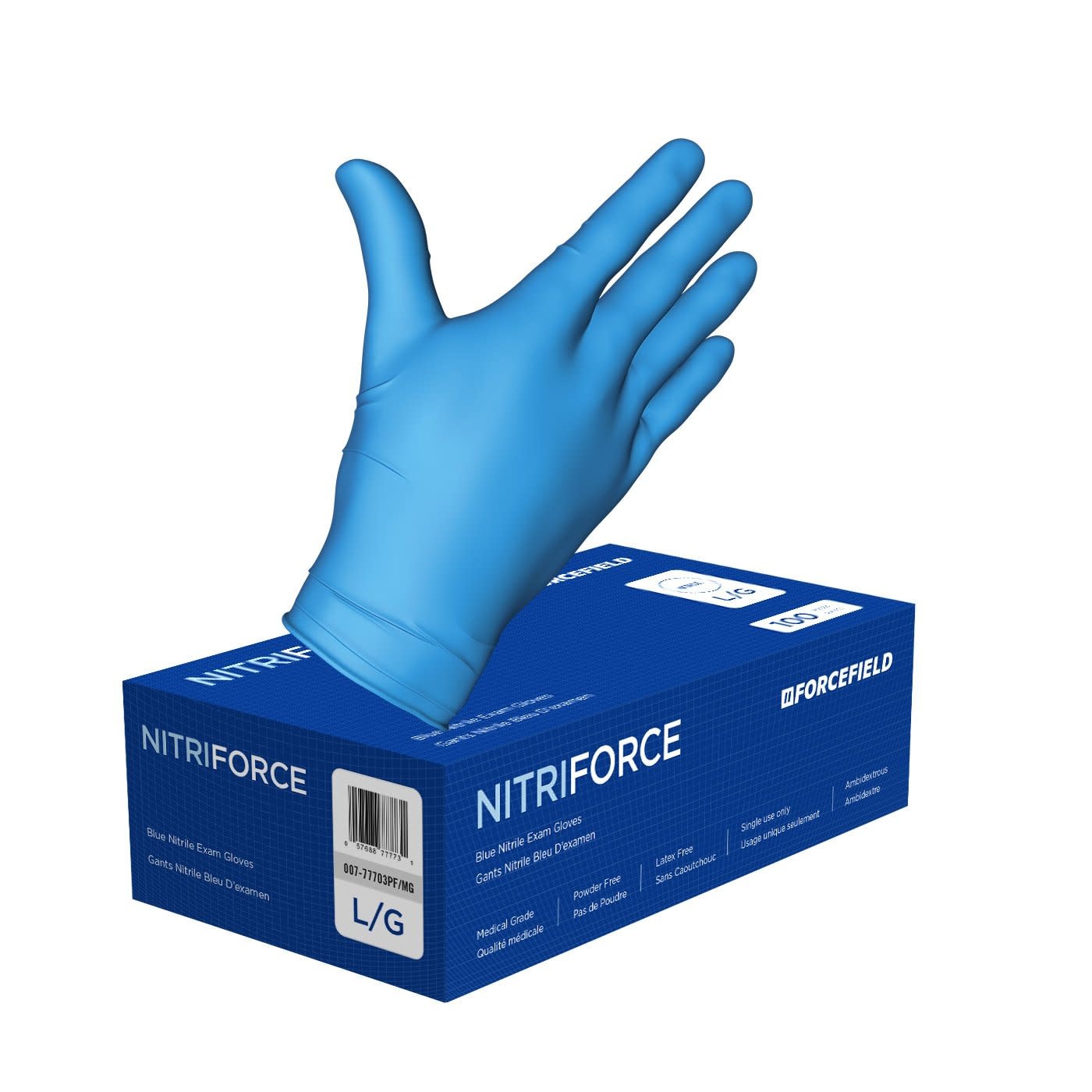 NitriForce Nitrile Gloves 100/bx
