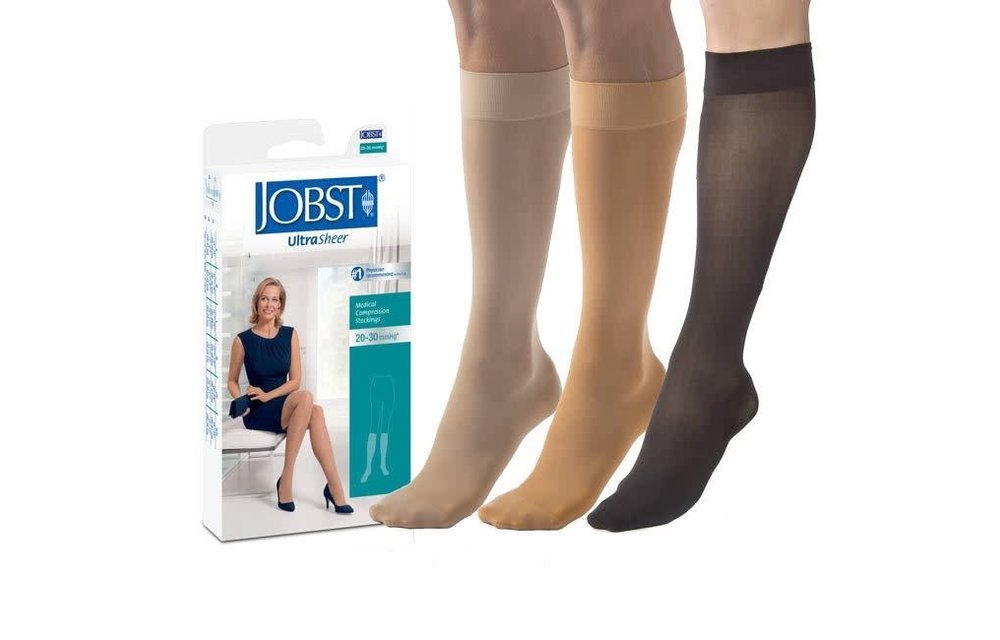 Jobst UltraSheer Stockings Knee High 20-30mmHg