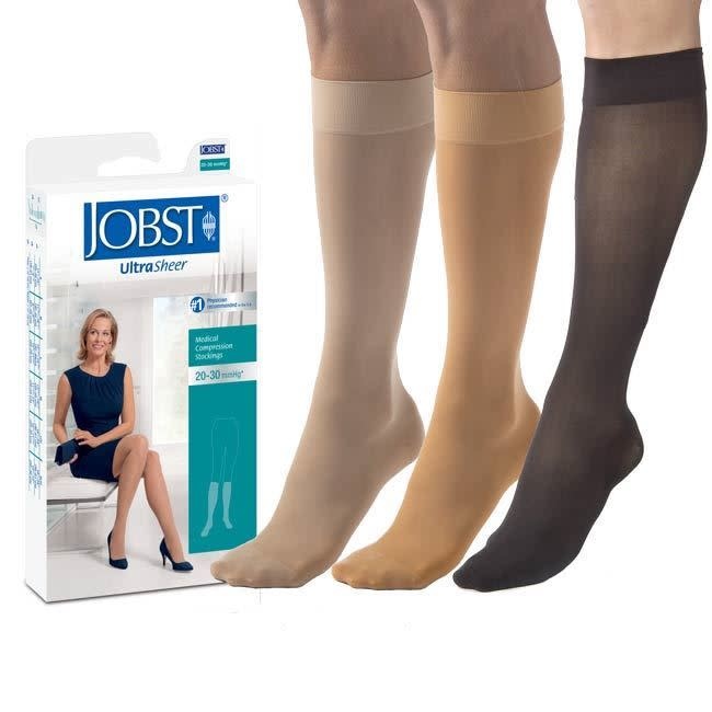 Jobst UltraSheer Stockings Knee High 20-30mmHg