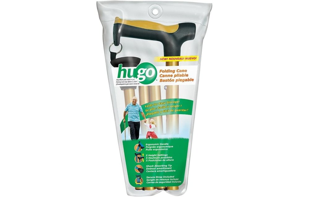 Hugo Ergonomic Folding Cane 250lbs