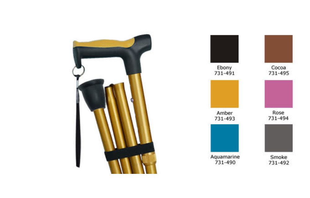 Hugo Ergonomic Folding Cane 250lbs