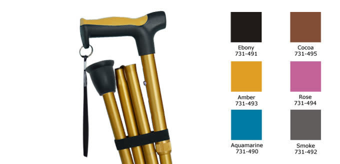 Hugo Ergonomic Folding Cane 250lbs
