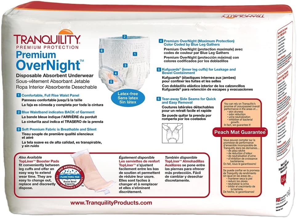 TRQ-Tranquility Tranquility® Premium Overnight Underwear