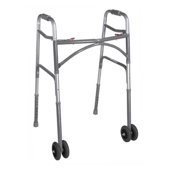 Drive Medical Drive Bariatric Heavy Duty Aluminum 2-Wheel Walker 600lbs
