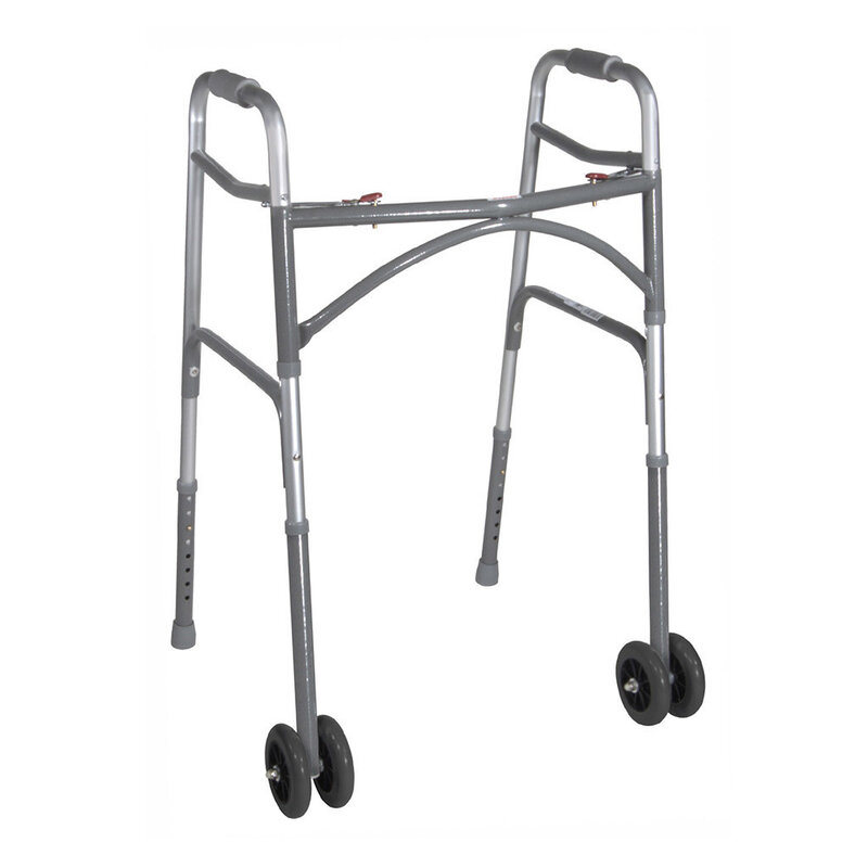 DRV-Drive Medical Drive Bariatric Heavy Duty Aluminum 2-Wheel Walker 600lbs