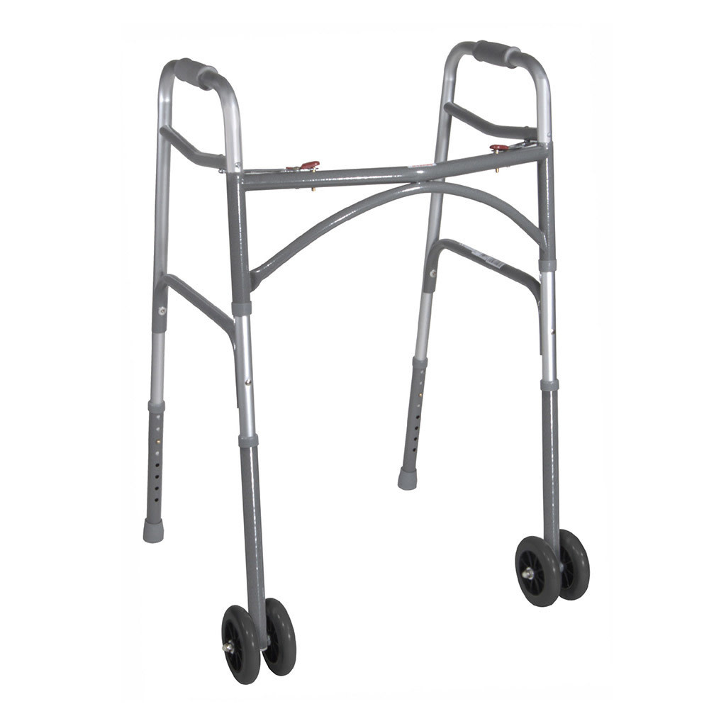 Drive Heavy Duty Aluminum 2-Wheel Walker 600lbs
