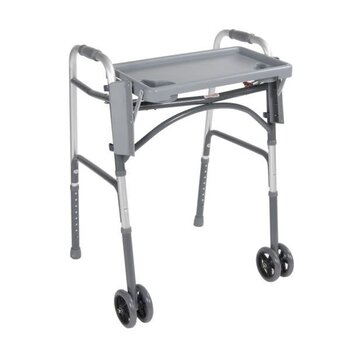 Deluxe Folding Walker, Two Button - Edmonton Medical Supplies