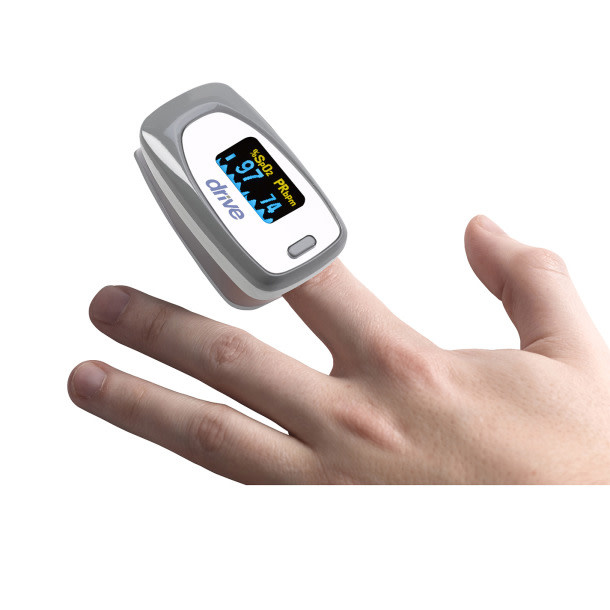 DRV-Drive Medical Deluxe Fingertip Pulse Oximeter View SpO2