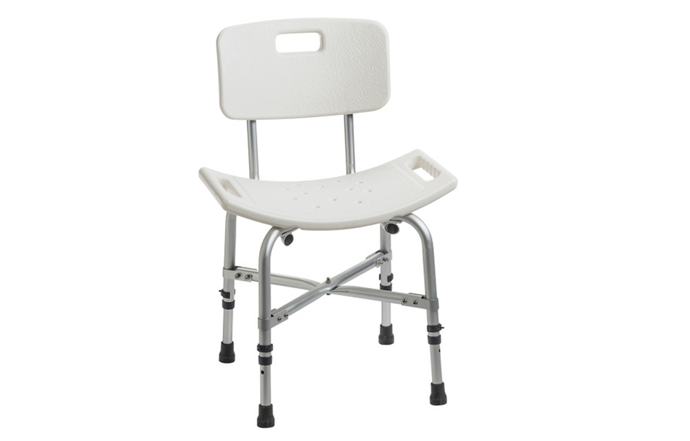Drive Deluxe Heavy Duty Shower Chair w/Cross-Frame Brace 500lbs