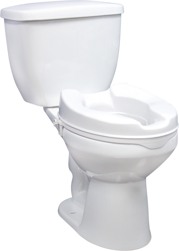 DRV-Drive Medical Drive Raised Toilet Seat w/Out Lid 6"