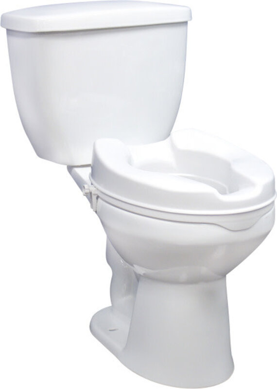 DRV-Drive Medical Drive Raised Toilet Seat without Lid 2"