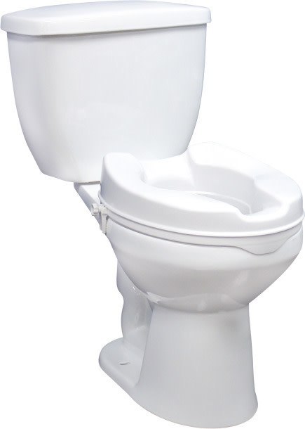 Drive Raised Toilet Seat without Lid 2"