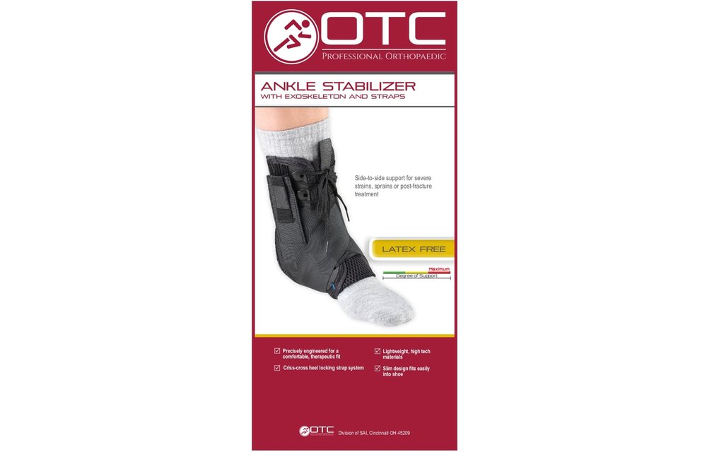 OTC Ankle Stabilizer w/Heel Locking Straps