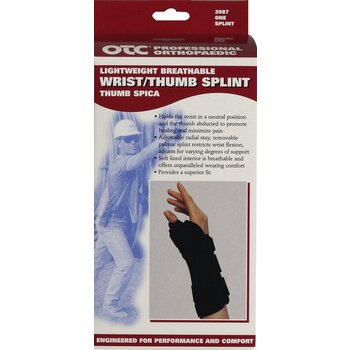 OTC - Airway Surgical OTC Wrist/Thumb Splint 8" Spica