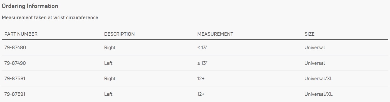 DJO - DJO Global Quick-Fit Wrist Brace Right