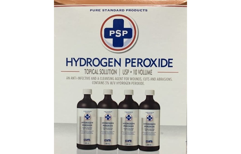 Hydrogen Peroxide 3% 500ml 4/bx - Box