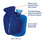 Carex Carex Hot Water Bottle with Fleece Cover 2qtr