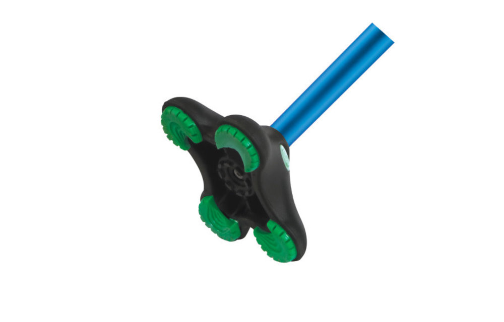 Hugo Ergonomic Offset Handle Cane w/QuadPod Cane Tip