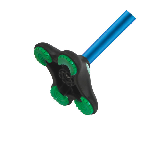 Hugo Ergonomic Offset Handle Cane w/QuadPod Cane Tip