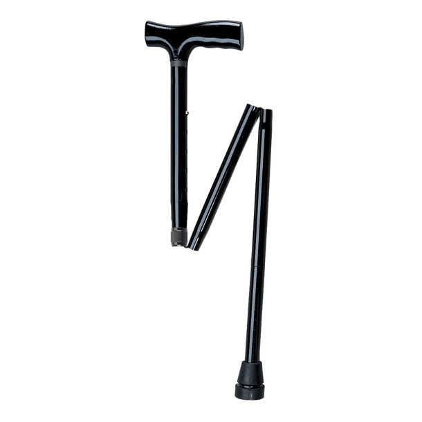 DRV-Drive Medical Drive Aluminum Black Folding Cane 300lbs