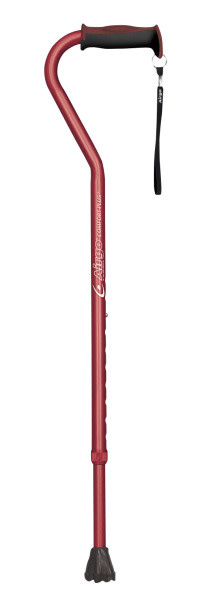 ARGO-Airgo Airgo Comfort-Plus Aluminum Cane w/Offset Handle