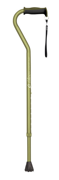 ARGO-Airgo Airgo Comfort-Plus Aluminum Cane w/Offset Handle
